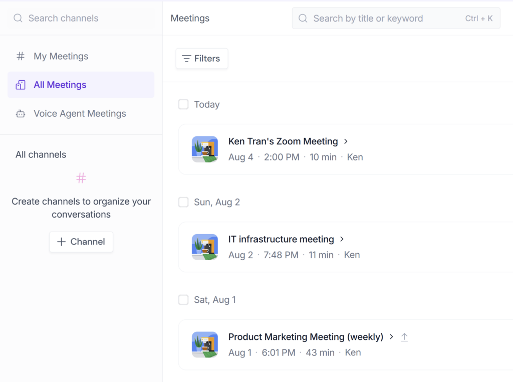 How to Use Fireflies AI. Fireflies processes the captured meeting and places the result in its web workspace