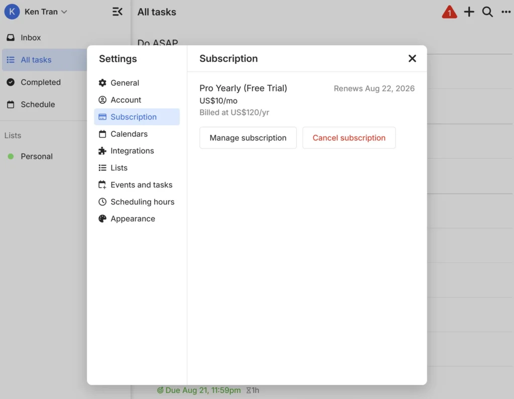 FlowSavvy Pro yearly free-trial subscription and renewal details