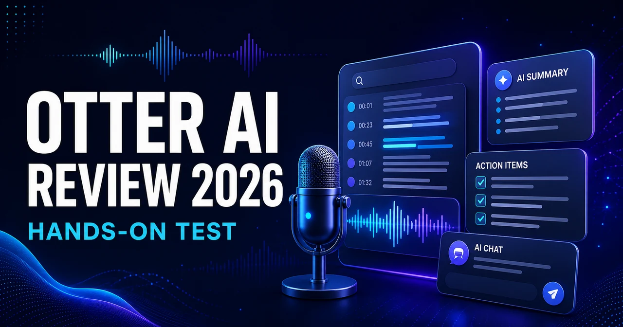 Otter AI review based on a hands-on meeting transcription and AI Chat test